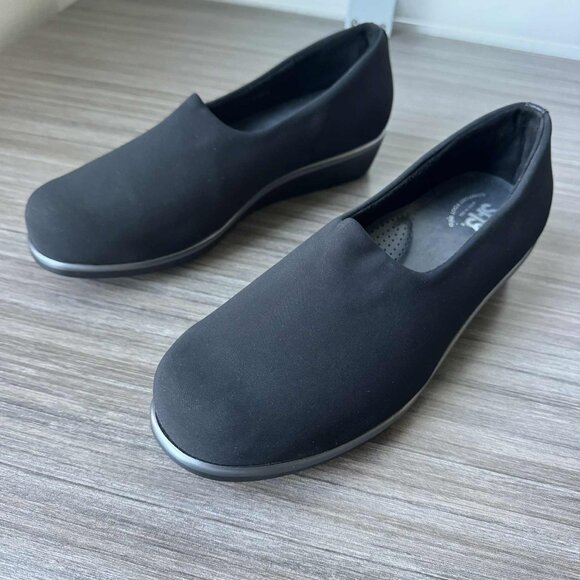 SAS Bliss Women's Tripad Slip on Wedges Shoes $145 in Black - Picture 4 of 12
